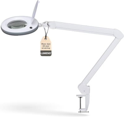 LED Loeplamp met Glazen Lens 127 mm voor Cosmetica en Hobby