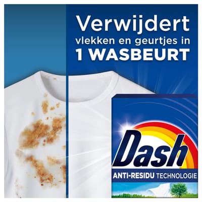 Dash Waspoeder Wasdraad Fris 80 Wasbeurten - 4 kg