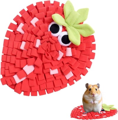 Hondensnuifmat - Snuffelkleed Hond - Mentale Verrijking - Fruitvorm Ontwerp - N.v.t. - Rood