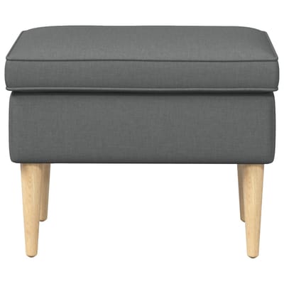 vidaXL - Voetenbank - Donkergrijs - 55 - x - 35 - x - 41 - cm