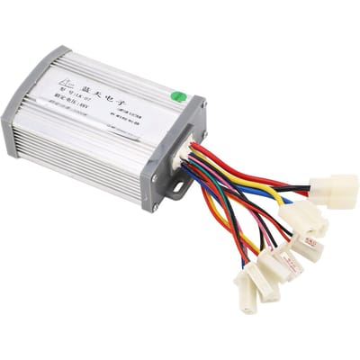 Contrôleur de Vitesse Moteur à Balais 1000W 48V Pour Conversion Vélo Électrique Scooter Contrôleur Moteur à Balais white