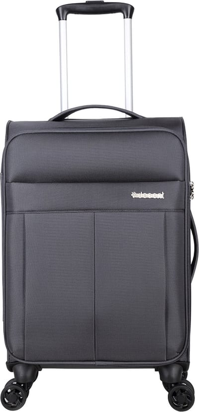 Decent D-UPRIGHT Handbagage koffer 55x35x20 - Handbagage trolley - Lichtgewicht koffer - Reiskoffer - Veilig TSA Cijferslot – Spinner 4 wielen - Grijs