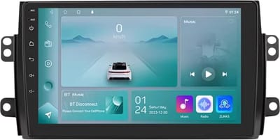 Autoradio met bluetooth - Carplay - Voor Suzuki SX4 en Fiat Sedici (2006-2013) - Geschikt voor Apple en Android - Stereo - Navigatie - Navigatiesysteem auto - 1GB 32GB