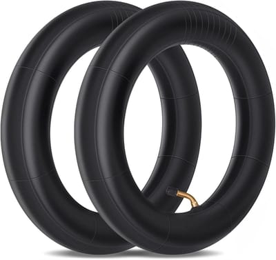 Set van 2 luchtkamers 30 cm voor kinderwagens, luchtslang 12 1/2 x 2 1/4, 45° hoekventiel, geschikt voor buggy's en wandelwagens