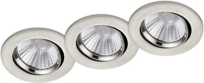 TRIO PAMIR - Inbouwverlichting - Nikkel mat - SMD LED - Binnenverlichting - Draaibaar