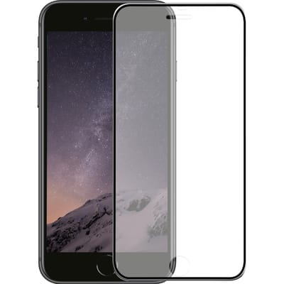 iPhone 6 Plus screenprotector gehard glas Edge to Edge - metaal