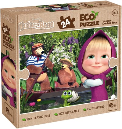 Lisciani masha eco-puzzle df 24