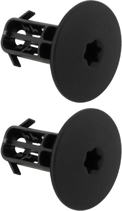 Dailygoods- Motordekselclip 2-delig - Compatibel met Volvo 2.0 liter 2014+ - Kunststof - Duurzaam - Eenvoudige installatie - Onderdeelnummer 31368242-1 - Motorclip