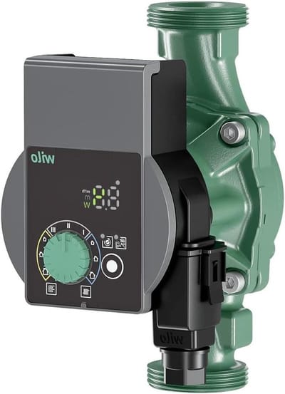 Waterpomp Circulator - Verwarmingspomp - Verwarmingssysteem Ondersteuning - Groene Knop Technologie - 240 Volt - Groen