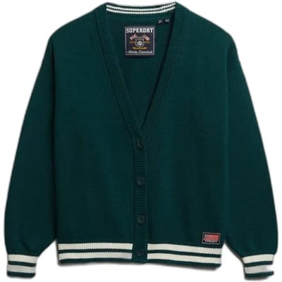 Superdry - Wijdvallend gebreid vest - Dames - Cardigans