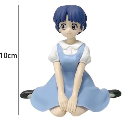 verkocht Origineel BANPRESTO Ranma 1/2 Relax Time Shampoo Tendou Akane Ranma PVC Figuur Model Verzamelaar Beeldje Speelgoed gray