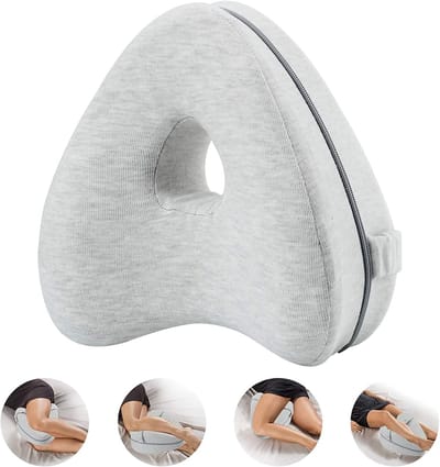 Kniekussen voor in Bed - Orthopedisch Beenkussen - Zijslaap Kussen - comfortkussen