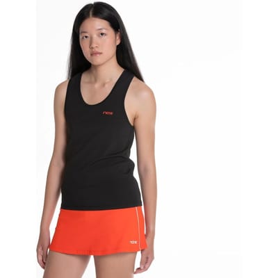 Nox Team Fit Mouwloos T-shirt Zwart M Vrouw