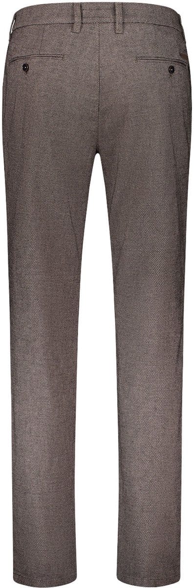 Gardeur Broek Bono Mini Fantasy Pattern Soft Touch Easy Care Zand Melange / male