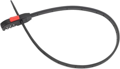Fietswachtwoordslot - Combinatieslot Fiets - Fietsbeveiliging - Sleutelloos Ontgrendelen - 27 cm - Zwart