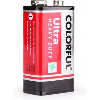 Rosfix Batterij 6F22 9V - Oplaadbaar tot 1000 Cycli - 9V, 15x25x48mm - Voor Camera's