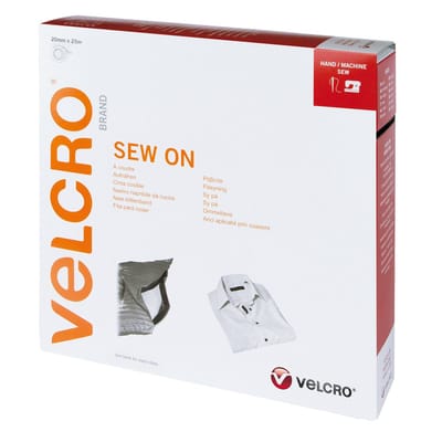 VELCRO® Velcro VEL-EC60287, Schwarz, 20 mm, 25 m, 1 Stück(e), Box Klittenband Zwart 1 stuk(s)