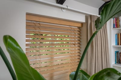 Dutchblinds Bamboe Jaloezieën 50mm - Naturel - 50 x 175 cm - Raamdecoratie op maat
