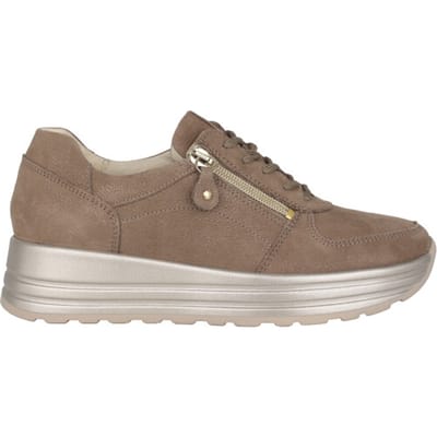 Waldläufer H-Lana - dames sneaker - Taupe - maat 36 (EU) 3.5 (UK)