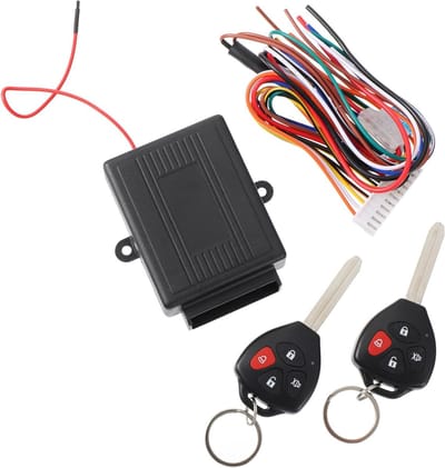 Auto Alarm Systeem - Voertuig Beveiliging - Voertuig Beveiligen - Afstandsbediening Functies - 9 x 8.6 x 3.1 cm - Assorti