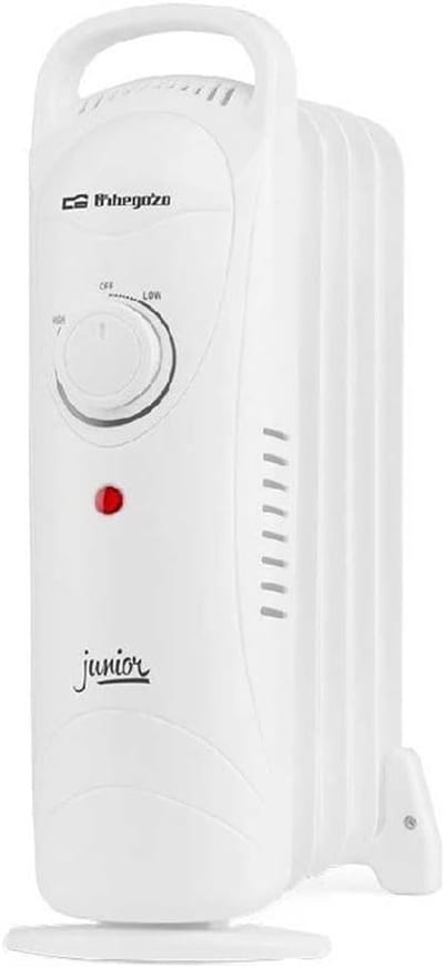 Elektrische Radiator - Olie Radiator - Ruimte Verwarmen - 700 Watt Vermogen - Compact Formaat - Wit