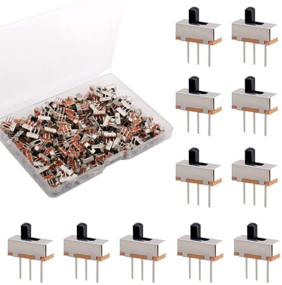 200PCS Mini Slide Switches 3mm 1P2T SPDT voor Elektronische Projecten