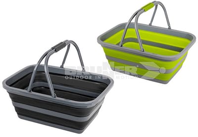 Brunner Holdall Opvouwbare Mand - Blauw - 16 Liter - Stevig TPE/PP - Ruimtebesparend - Lichtgewicht - 46.1 x 34.2 x 18.4 cm