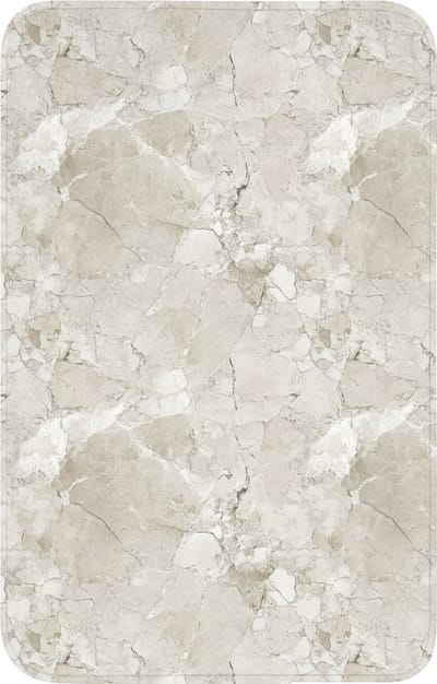WC mat 50x80 cm - Antislip - Marmer - Grijs - Aders - Toiletmat - Vloermat - Douchemat - Toilet tapijt - Toiletmatten