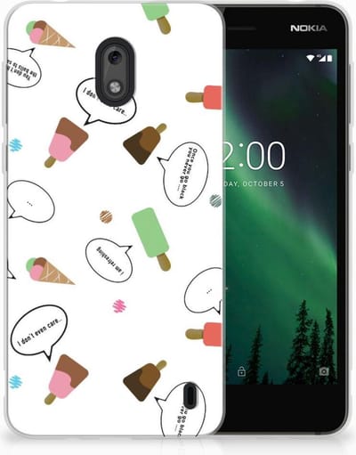 Nokia 2 Siliconen Case IJsjes