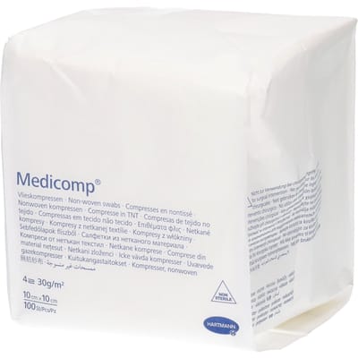 Medicomp MDR non-sterile | Non-woven kompres | 10cm x 10cm