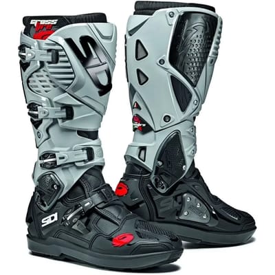 Sidi Crossfire 3 SRS Crosslaarzen Zwart Grijs - Maat 46 - Laars