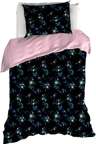 De Witte Lietaer Dekbedovertrek Jungle Cat Aurelia Blush - Eenpersoons - 140 x 200/220 cm - Katoen Satijn