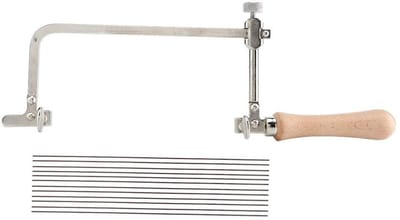 Dailygoods- Juwelierszaag Verstelbaar - Handzaag voor Hout - Staalzaag - Sieraden Tool - Hoogwaardige Afwerking - Veilig en Gebruiksvriendelijk
