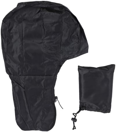 Dailygoods- Buitenboordmotorhoes Waterdichte Bescherming - Polyester - Winddicht Ontwerp - Inclusief Opbergtas - Lichtgewicht - Geschikt voor Motoren tot 5 PK - Motorkap