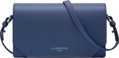 LIEBESKIND BERLIN Schoudertas Lora Calf Optic Crossbody Bag Berlin Blue Blauw