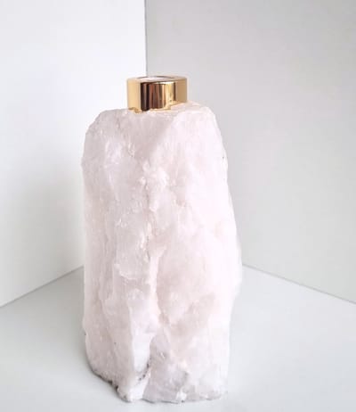 ThaleiaDesign - Bergkristal diffuser - geurstokjeshouder - Edelstenen - woondecoratie - mineralen en kristallen - aroma diffuser - diffuser aromatherapie