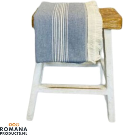 Romana Products Sula Hamam Baddoek - Hamamdoek - Strandlaken - Saunalaken 100cm x 170cm - Licht Blauw