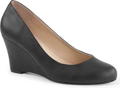 Pleaser Pink Label - KIMBERLY08 Pumps - Paaldans schoenen - 40 Shoes - Zwart