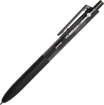 Penac Balpen X-Beam - Zwart - 0.7mm - Zwarte Inkt - 12 Pennen