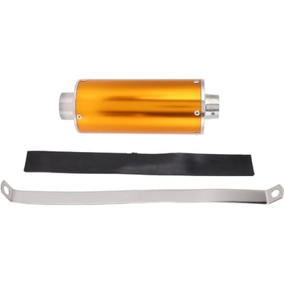 Grote Boring Uitlaatdemper Motorfiets Geluidsdemper Pijp Tip Assemblage Vervanging voor XR50 CRF50 orange