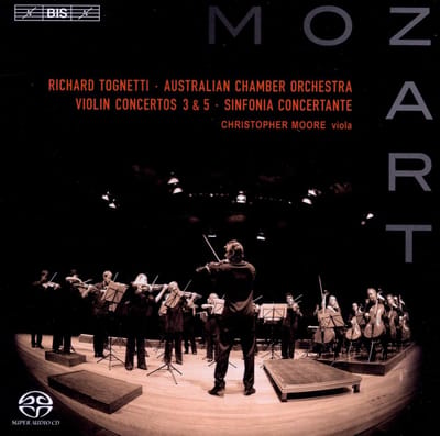 Christopher Moore, Australian Chamber Orchester, Richard Tognetti - Mozart: Violin Concertos 3 & 5 (SACD)