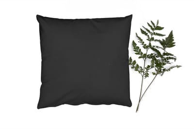 Sierkussens - Kussentjes Woonkamer - 50x50 cm - Beton - Robuust - Vintage - Rustiek - Grijs - Zwart