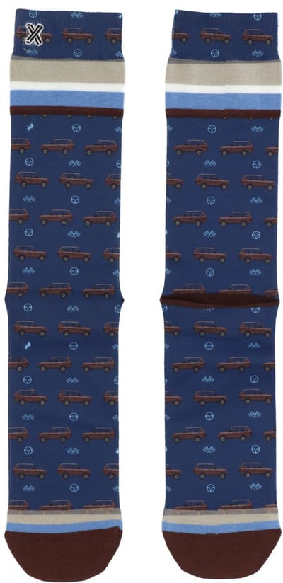 XPOOOS - AFNF Wagen Herensokken - 1-Pack - Maat 39-42