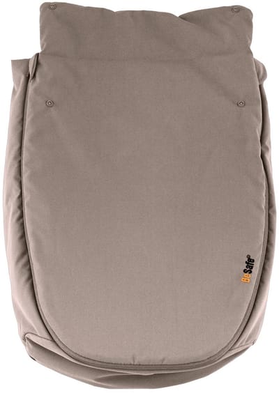 Besafe Weer en wind cover Beyond Go - Accessoire autostoeltje - Voetenzak autostoel - Voetenzak - Dark Sand