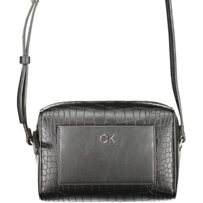 Calvin Klein Zwarte Polyester Handtas