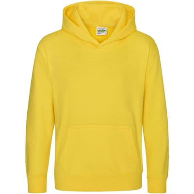 Just Hoods Kids´ Hoodie JH001K - Sun Yellow - 9/11 (L)