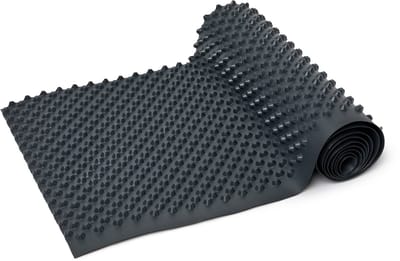 Garronda Noppenfolie voor het hoogbed in de tuin als inleg voor het hoogbed - Muurbescherming en Bouwafdichting – Drainagelaag voor Kelders – Funderingsmuren - Verhoogde bloembedden - Wortelbescherming – 0,5 m x 2,5 m – GD-MAR-Izoflex400-B