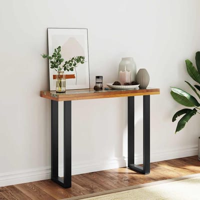 vidaXL - Wandtafel - 100x35x75 - cm - teakhout