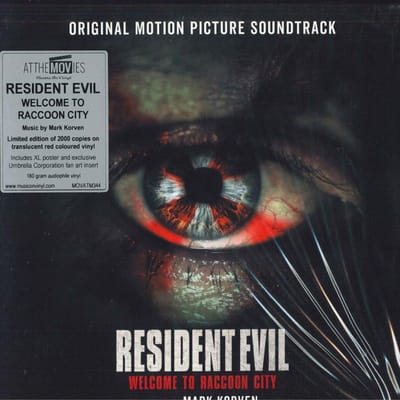 LP Plaat MARK KORVEN - Resident Evil Welcome To Raccoon Ci MOVATM344 Music On Vinyl 2022 Europa Soundtracks & Musicals gray