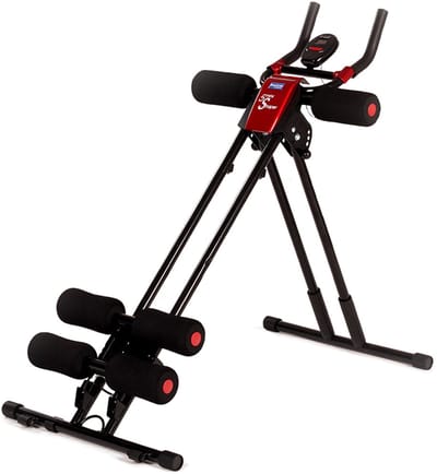 5mins Shaper Ab Trainer Buikspier apparaat Full Body Fitness apparaat Buik Core trainer Buikspierbank verstelbaar inklapbaar - 5 Minute Hometrainer voor thuis, buikspieren, billen, armen, benen, taille